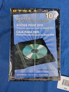 New Dynex DVD Case 10 pack