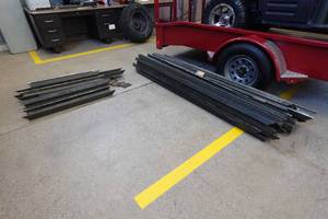lot 33 image: 9 Steel Door Frames