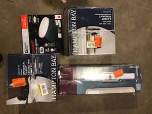 Lot of Assorted Lighting Various Models and Conditions    Customer Returns See Pictures