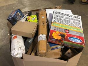 Gaylord of Assorted Tools Hardware and General Merchandise Various Models and Conditions  Customer Returns See Pictures