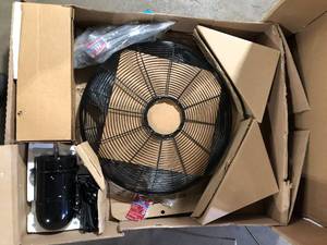 Oscillating Black Mount Fan    Customer Returns See Pictures