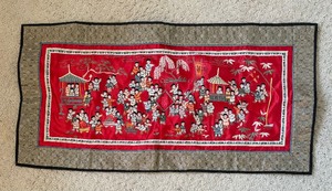 lot 67 image: Vintage Asian Embroidered Textile