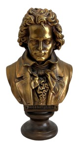 lot 109 image: Beethoven Bust Sculpture by Armor Bronze