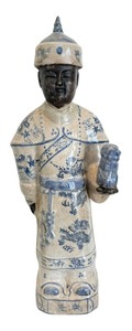 lot 143 image: Chinese Emperor Kangxi from Qing Dynasty Figurine