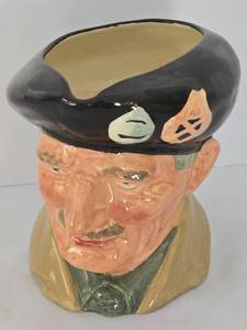 lot 129 image: Vintage Royal Doulton Monty WW2 Toby Mug
