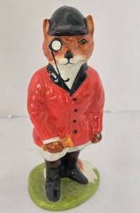 lot 130 image: Ceramic Acorn Foxy Gent Figure