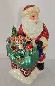 lot 181 image: Christopher Radko Santa Cookie Jar