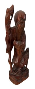 lot 178 image: Shou Lao Chinese God of Longevity Sculpture
