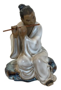 lot 243 image: Shiwan Mud Man Figurine