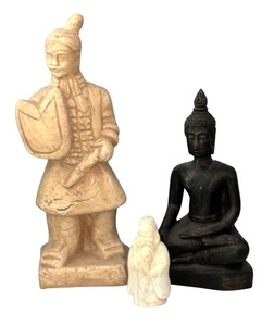 lot 267 image: Three Ethnic Figurines