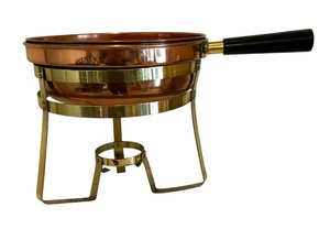 lot 292 image: Vintage Copper Chafing Dish