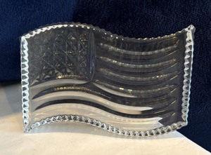 lot 309 image: Waterford Crystal American Flag