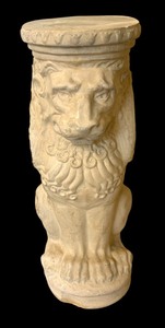lot 305 image: Winged Lion Pedestal