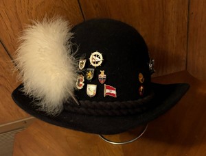 lot 393 image: Vintage Scherzer of Salzburg Hat with Collectable Pins