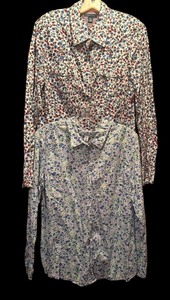 lot 411 image: Adorable Floral Button Down Shirts by Tommy Hilfiger and Old Navy