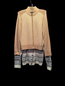 lot 351 image: Saks Fifth Avenue Cashmere Sweater and Button Down Heavy Sweater by Heirloom Collectables