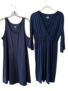 lot 445 image: Navy Dresses by Converse and Mossimo in Shades of Navy Size XL
