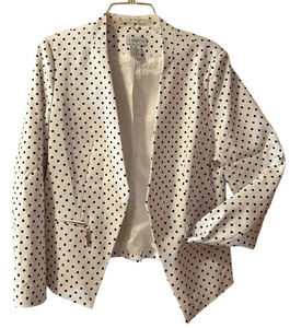 lot 427 image: Beautiful Carmen Polka Dot Jacket Zippered Pockets Size 12