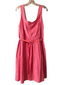 lot 432 image: Adorable Eyelet Spring Dress in Coral