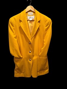 lot 346 image: Vintage Capriccio Mustard Blazer