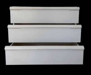 lot 312 image: Bellini Exclusive - Imports Germany White Dresser with Three Drawers