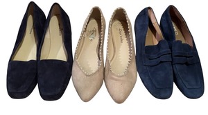 lot 90 image: Bandolindo, Franco Sarto & Zigisoho  Three Pairs of 8.5 Size Suede Shoes