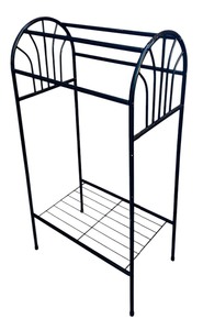 lot 191 image: Sleek Metal Quilt Rack