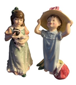 lot 291A image: Two Vintage Royal Doulton Figurines including Royal Doulton Figurine Home at Last