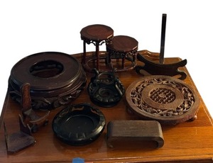 lot 290A image: Variety Of Wood Stands
