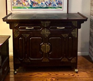 Beautiful Asian Wooden Sideboard