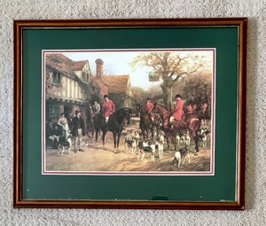 lot 219 image: Return from the Hunt Framed Print
