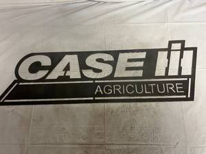 lot 15 image: Case IH Agriculture Laser Cut Metal Sign