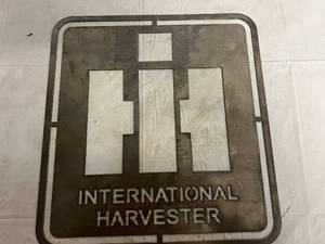lot 22 image: Case IH Agriculture Laser Cut Metal Sign