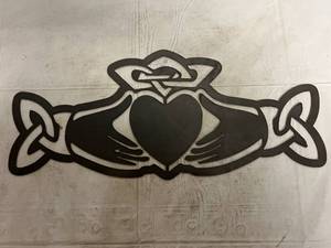 lot 46 image: Elegant Laser Cut Metal Sign