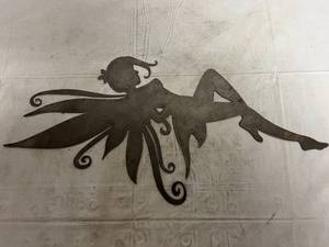 lot 50 image: Elegant Laser Cut Metal Sign