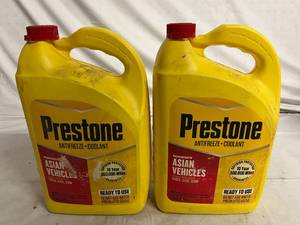 lot 57 image: 2 Gallons of Prestone Antifreeze Coolant - Asian Vehicles