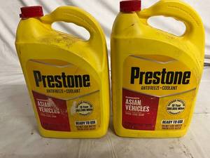 lot 58 image: 2 Gallons of Prestone Antifreeze Coolant - Asian Vehicles