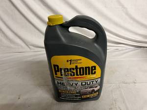 lot 55 image: Gallon Jug of Prestone Heavy Duty Antifreeze Coolant