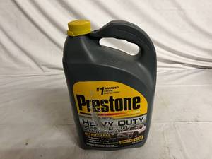 lot 54 image: Gallon Jug of Prestone Heavy Duty Antifreeze Coolant