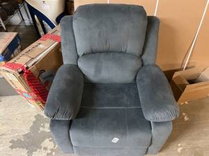 lot 61 image: Gray Reclining Chair