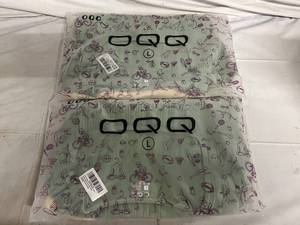 lot 75 image: 2 OQQ Womens Short Sleeve Bodysuits