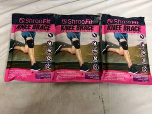 lot 83 image: 3 ShrooFit Knee Braces