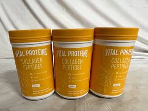 lot 111 image: 3 Jars of Vital Proteins Collagen Peptides