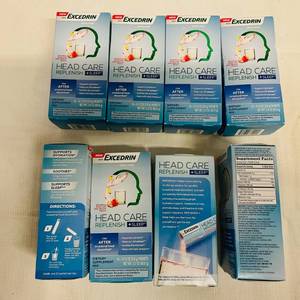 lot 5 image: 8x16 packets Excedrin Headcare Replenish Sleep
