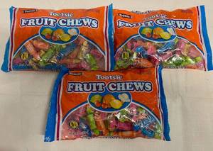 lot 17 image: 3x 14.37oz Tootsie Fruit Chews