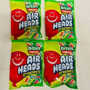 lot 26 image: 4x 6oz Air Head Bites Exteme
