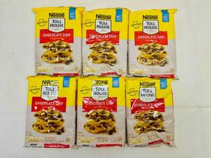 lot 70 image: 6x 16.5oz(24cookies) Nestle Toll House Chocolate Chip Cookies