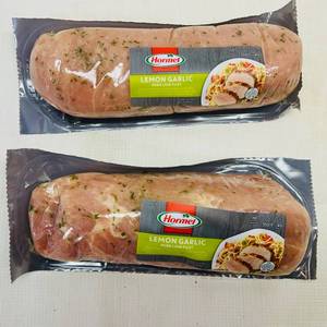 lot 88 image: BB. 2x 1.5lb Hormel Pork Loin Fillet-Lemon Garlic
