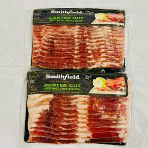 lot 96 image: BB. 2x 12oz Center Cut Applewood Smoked Bacon