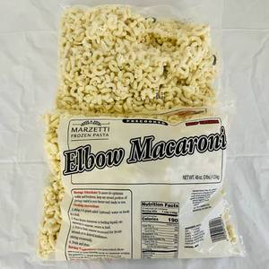lot 131 image: F. 2x 3lbs Marzetti Frozen Pasta-Elbow Macaroni